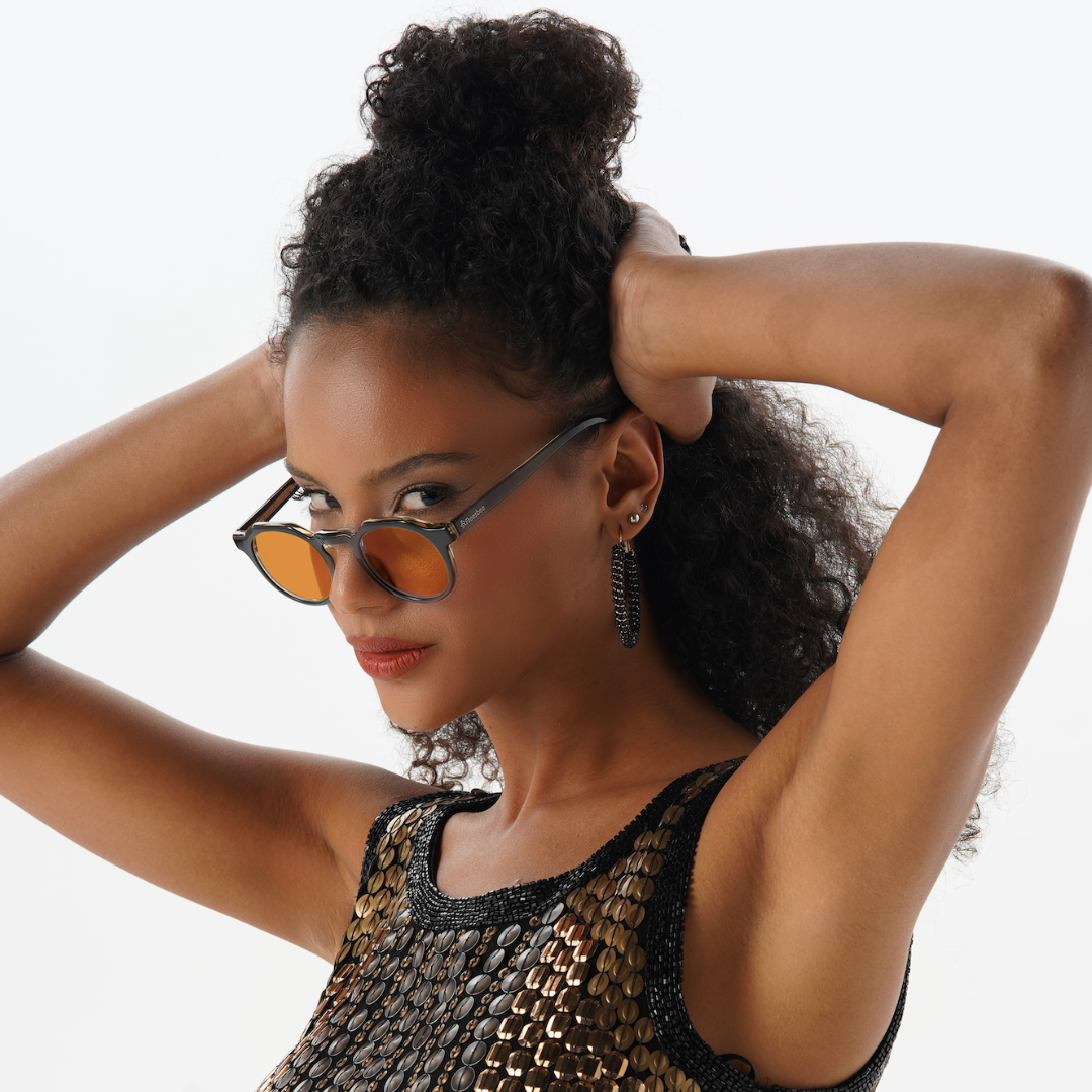 Renkli Cam Güneş Gözlükleri