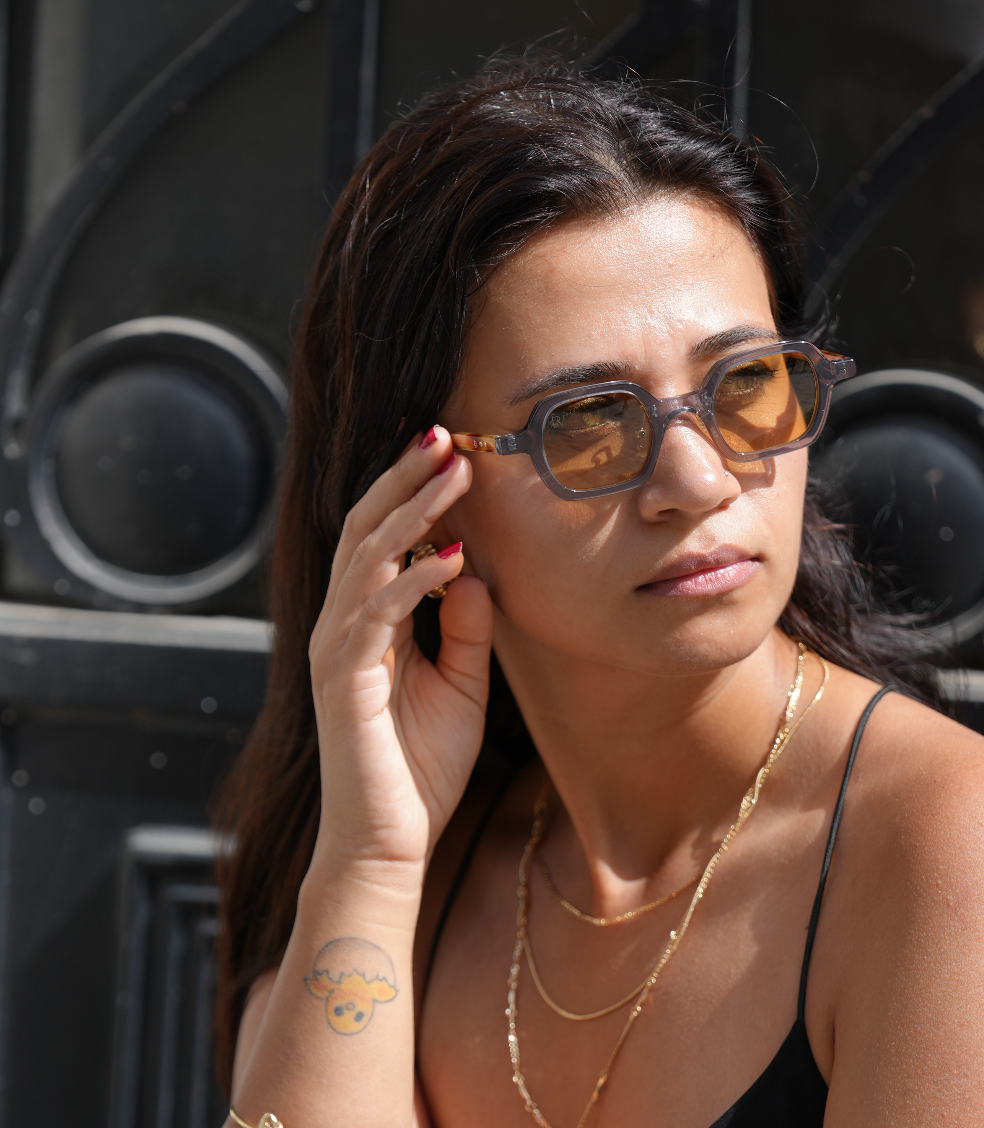 Freesbee Nelson (Renkli Fotokromik Lens) Asetat Unisex Güneş Gözlüğü