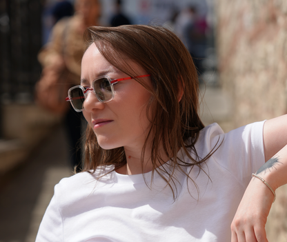 Freesbee Venice Renkli Fotokromik Lensli Metal-Asetat Unisex Güneş Gözlüğü