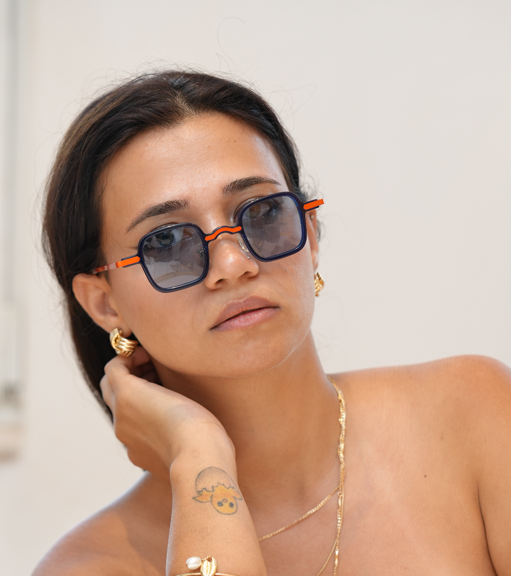 Freesbee Venice Renkli Fotokromik Lensli Metal-Asetat Unisex Güneş Gözlüğü